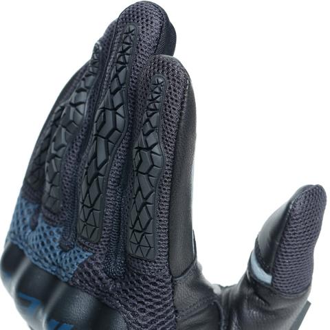D-Explorer - guanto stradale estivo in pelle e tessuto DAINESE black ebony