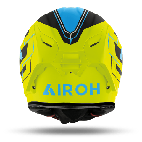 AIROH GP 550 S  CHALLENGE  AIROH BLUE/YELLOW