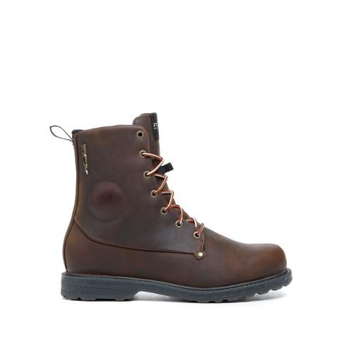 BLEND 2 WP - BROWN TCX Stivali moto impermeabili Blend 2 in pelle effetto vintage