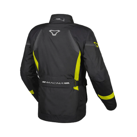 RANCHER BLACK/YELLOW MACNA Giacca Tecnica impermeabile Raintex Laminated Mesh