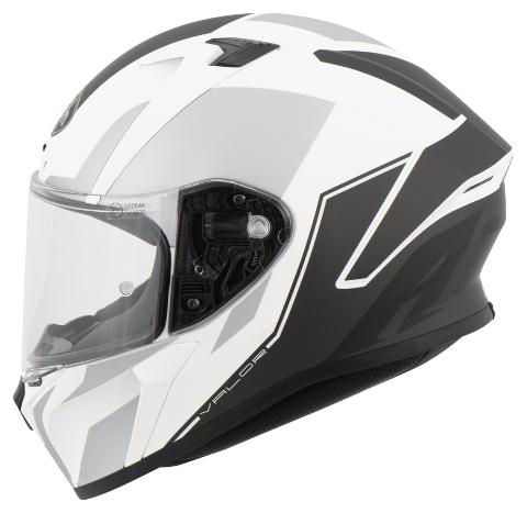VALOR WINGS   WHITE MATT HELMET ON-ROAD AIROH Casco ON-ROAD in resina termoplastica