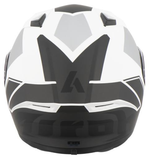 VALOR WINGS   WHITE MATT HELMET ON-ROAD AIROH Casco ON-ROAD in resina termoplastica