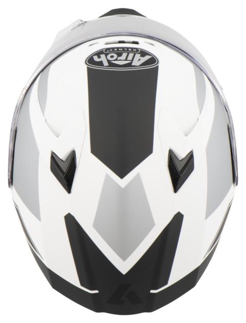 VALOR WINGS   WHITE MATT HELMET ON-ROAD AIROH Casco ON-ROAD in resina termoplastica