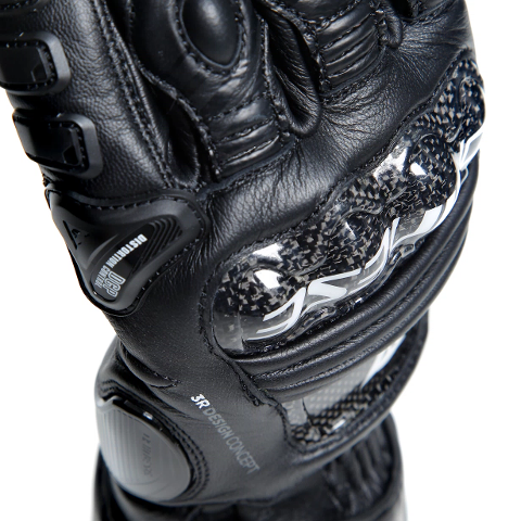DRUID 4 LEATHER GLOVES DAINESE Guanti moto racing in pelle ovina con protezioni in carbonio sulle nocche