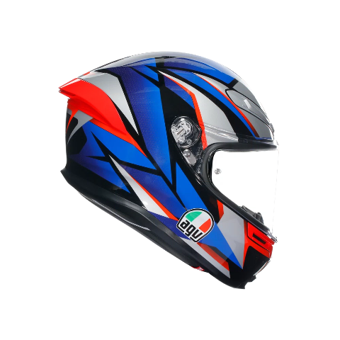 K6 S E2206 INTEGRALE/FULL FACE AGV SLASHCUT BLACK/BLUE/RED