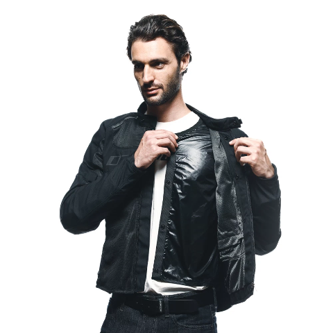AIR FRAME 3 TEX - GIACCA MOTO ESTIVA IN TESSUTO UOMO Dainese BLACK - BLACK - BLACK