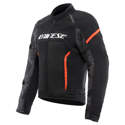 AIR FRAME 3 TEX - GIACCA MOTO ESTIVA IN TESSUTO UOMO Dainese BLACK - BLACK- FLUO RED