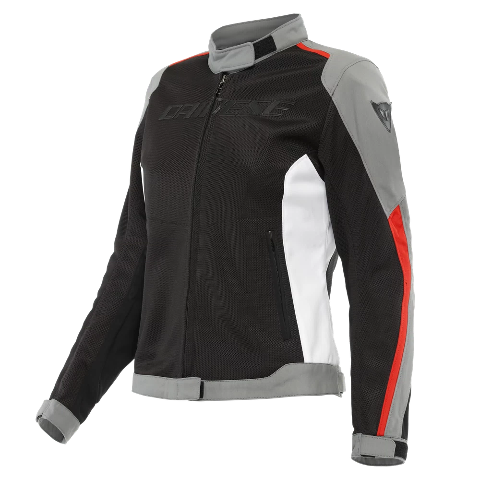 HYDRAFLUX 2 AIR D-DRY®- GIACCA MOTO ESTIVA IMPERMEABILE DONNA Dainese BLACK - CHARCOAL GREY - LAVA RED