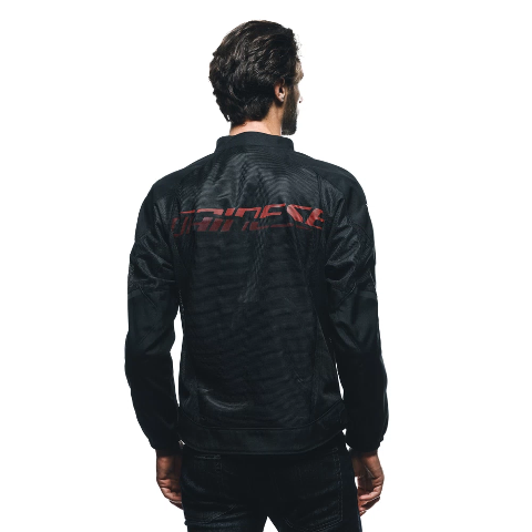 HEROSPHERE AIR TEX - GIACCA MOTO ESTIVA IN TESSUTO UOMO Dainese BLACK - RED DIAMOND
