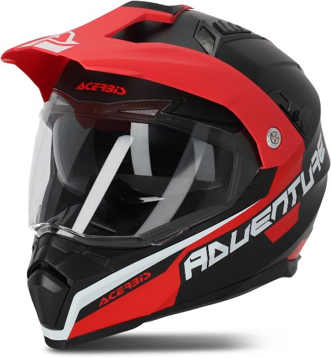 CASCO INTEGRALE ADVENTURE FLIP FS-606 22-06 ACERBIS GRIGIO/ROSSO