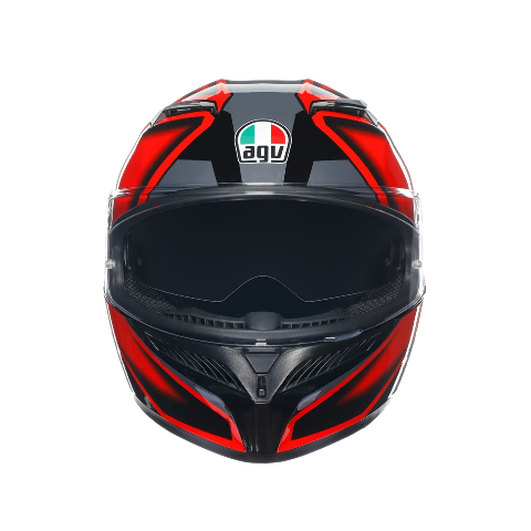 K3 CASCO MOTO INTEGRALE 2206 AGV COMPOUND MATT BLACK/RED