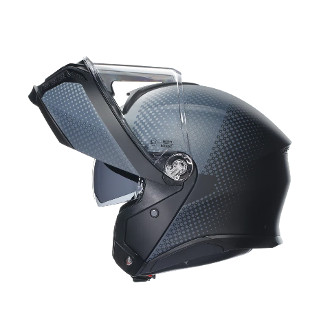 TOURMODULAR  CASCO MOTO MODULARE E2206 AGV TEXTOUR MATT BLACK/GREY