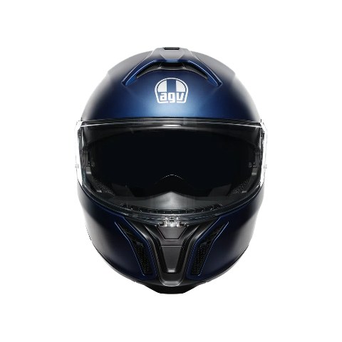 TOURMODULAR  CASCO MOTO MODULARE E2206 AGV GALASSIA BLUE MATT