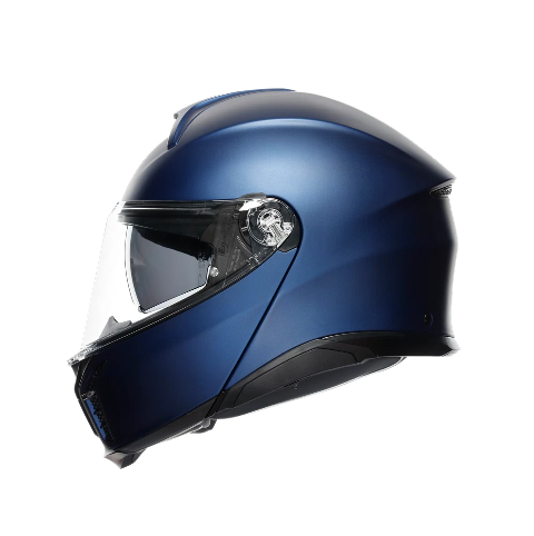 TOURMODULAR  CASCO MOTO MODULARE E2206 AGV GALASSIA BLUE MATT
