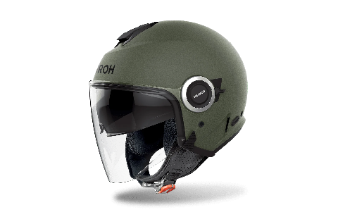 HELYOS CASCO JET IN TERMOPLASTICA AIROH MILITARY GREEN MATT