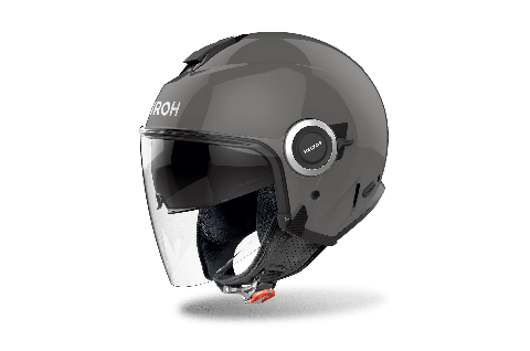 HELYOS CASCO JET IN TERMOPLASTICA AIROH DARK GREY GLOSS