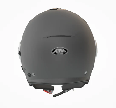 HELYOS CASCO JET IN TERMOPLASTICA AIROH DARK GREY GLOSS