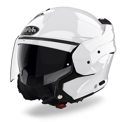 MATHISSE CASCO REVERSIBILE AIROH WHITE GLOSS COMPLETO DI PINLOCK