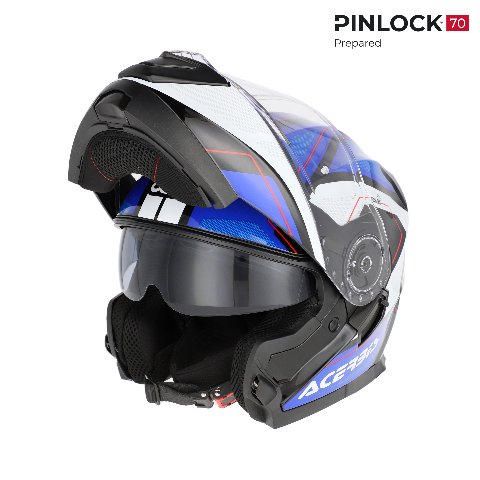 CASCO MODULARE SEREL 22-06 ACERBIS BIANCO/BLU