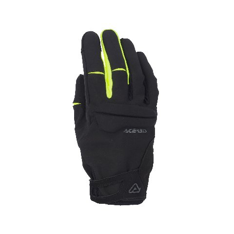 Urban 2 WP CE - Guanto invernale idrorepellente - moto - scooter ACERBIS BLACK - BLACK- FLUO YELLOW