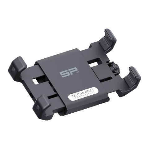 UNIVERSAL PHONE CLAMP SP CONNECT Montaggio sicuro del cellulare sui supporti SP Connect con una semplice rotazione di 90°. Si adatta anche a modelli di smartphone di grandi dimensioni e a custodie rugged.