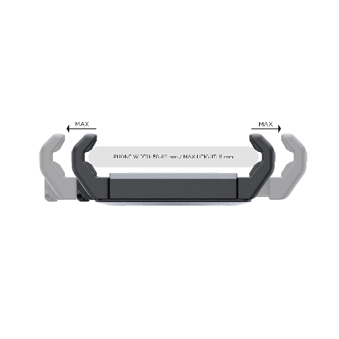 MOTO SCOOTER BUNDLE - UNIVERSAL PHONE CLAMP SP CONNECT Universal phone clamp in Bundle con Mirror Mount rende compatibile qualsiasi custodia per cellulare.