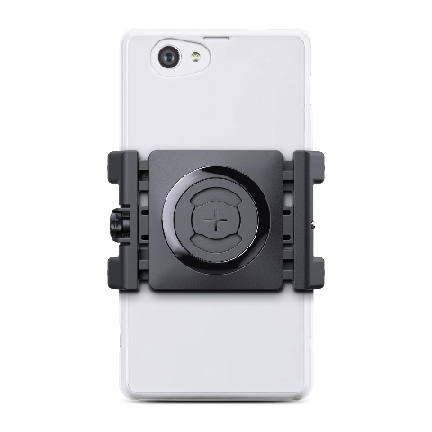 MOTO SCOOTER BUNDLE - UNIVERSAL PHONE CLAMP SP CONNECT Universal phone clamp in Bundle con Mirror Mount rende compatibile qualsiasi custodia per cellulare.