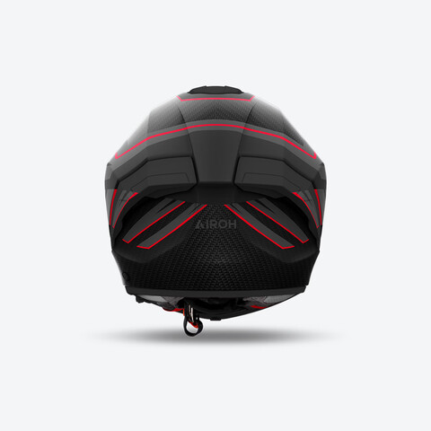 MATRYX SENTINEL RED - INTEGRALE/FULL-FACE COMPOSITE FIBER-FIBRE COMPOSTE AIROH GRAFICA