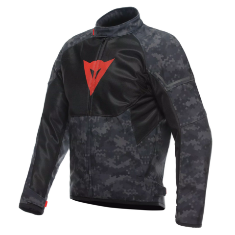 IGNITE AIR TEX - GIACCA MOTO ESTIVA IN TESSUTO UOMO Dainese BLACK - BLACK - GREY REFLEX