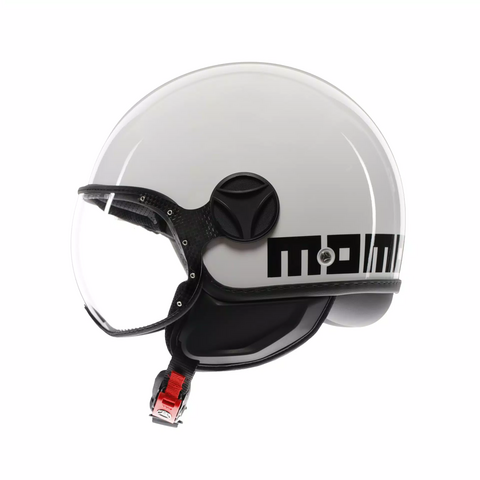 FIGHTER CLASSIC MOMO DESIGN WHITE/BLACK GLOSS