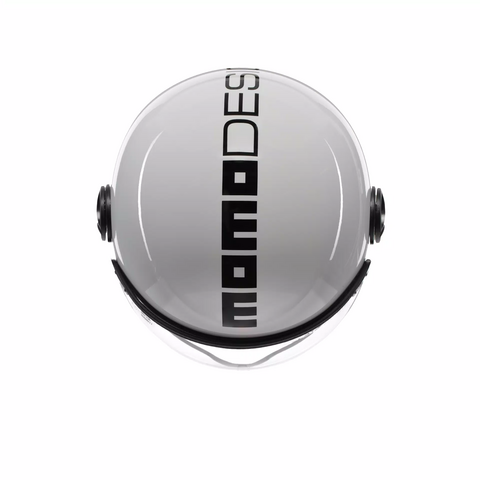 FIGHTER CLASSIC MOMO DESIGN WHITE/BLACK GLOSS