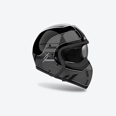 CASCO CROSSOVER J 110 AIROH RASTER GREY