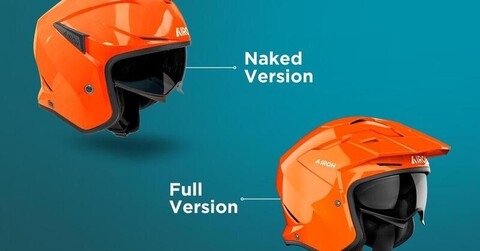KOMBAKT AIROH CASCO JET IN TERMOPLASTICA
