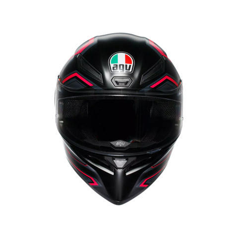 K1-S SLING CASCO MOTO INTEGRALE AGV MATT BLACK/PINK