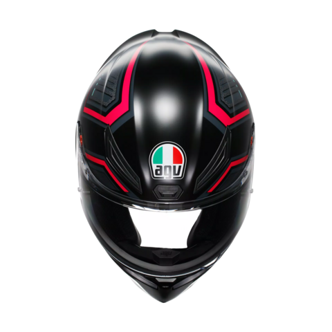 K1-S SLING CASCO MOTO INTEGRALE AGV MATT BLACK/PINK