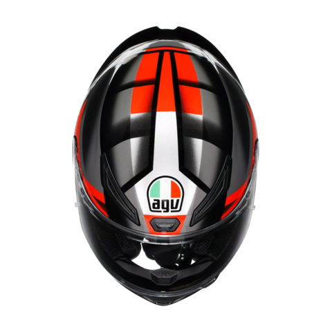 K1-S FASTLAP CASCO MOTO INTEGRALE AGV BLACK/GREY/RED