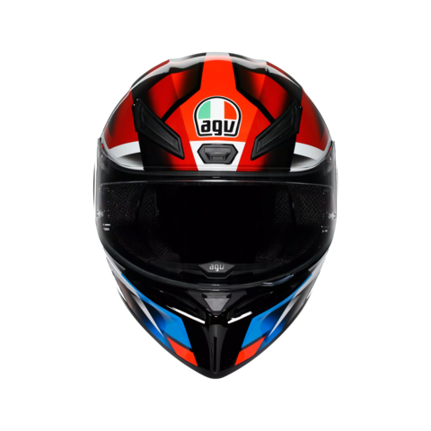 K1-S FASTLAP CASCO MOTO INTEGRALE AGV BLACK/RED/BLUE
