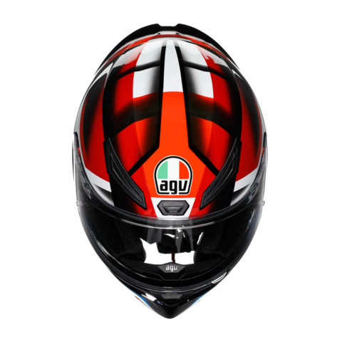 K1-S FASTLAP CASCO MOTO INTEGRALE AGV BLACK/RED/BLUE