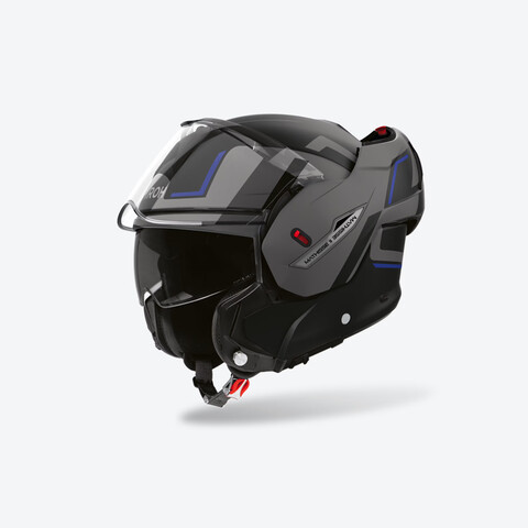 MATHISSE II CASCO MODULARE FLIP-UP REVERSIBILE AIROH GENIUS BLUE MATT