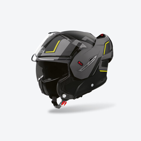 MATHISSE II CASCO MODULARE FLIP-UP REVERSIBILE AIROH GENIUS YELLOW MATT