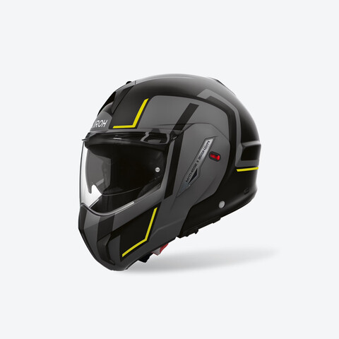 MATHISSE II CASCO MODULARE FLIP-UP REVERSIBILE AIROH GENIUS YELLOW MATT