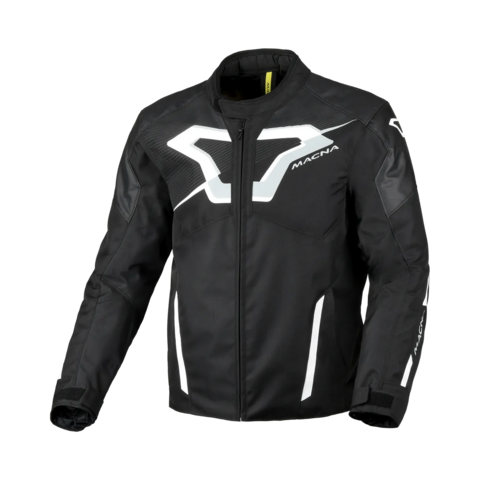 TAZAR 2.0 - GIUBBOTTO DA MOTO - SPORT - TOURING - WINTER - WATERPROOF MACNA BLACK WHITE