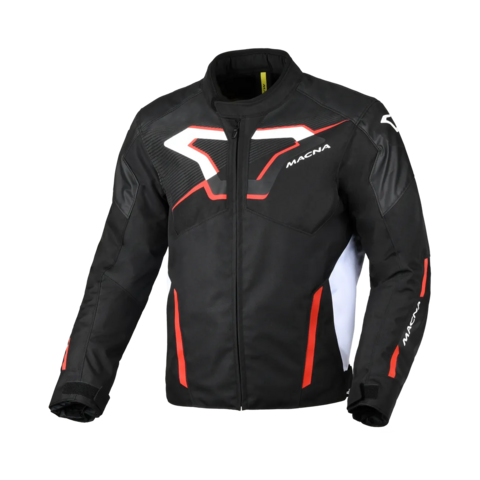 TAZAR 2.0 - GIUBBOTTO DA MOTO - SPORT - TOURING - WINTER - WATERPROOF MACNA BLACK RED