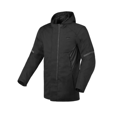 PARADIME GIACCA IMPERMEABILE IN STILE PARKA MACNA BLACK