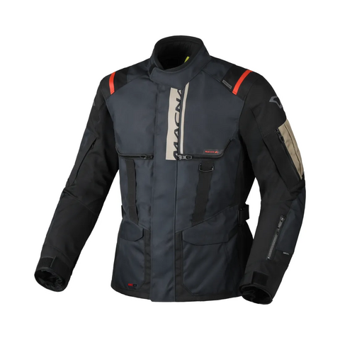 RANCHER 2.0 GIACCA DA MOTO IMPERMEABILE MACNA BLUE RED