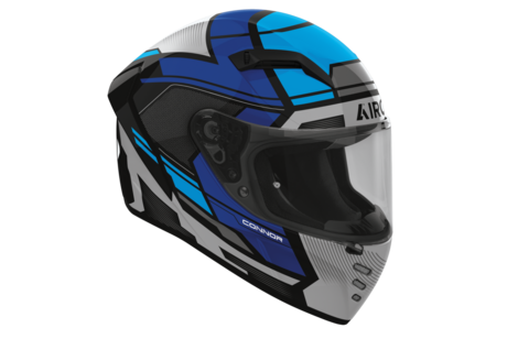 CONNOR  EGO AIROH BLUE GLOSS