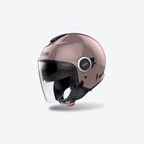 HELYOS CASCO JET IN TERMOPLASTICA AIROH METALLIC ROSE