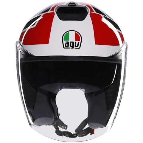 IRIDES AGV TOLOSA WHITE/BLACK/RED