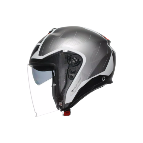 IRIDES AGV TRIESTE MATT BLACK/WHITE/RED