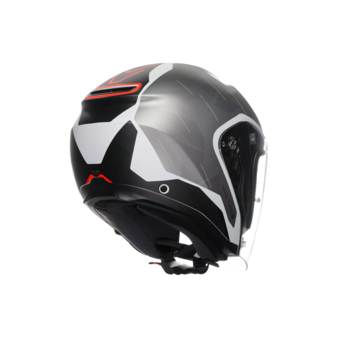 IRIDES AGV TRIESTE MATT BLACK/WHITE/RED